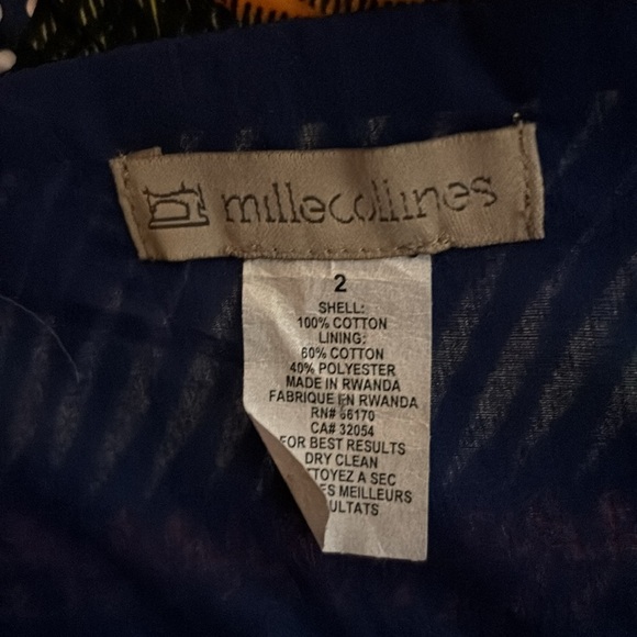 Mille Collines Sundress Size 2 - Picture 3 of 3